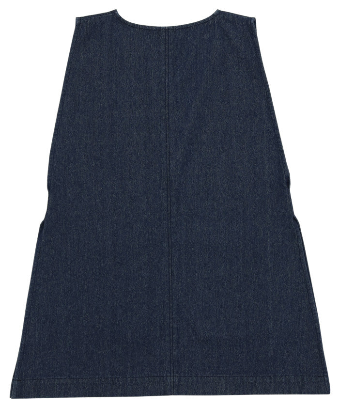 Vネックデニムベスト【SALE】