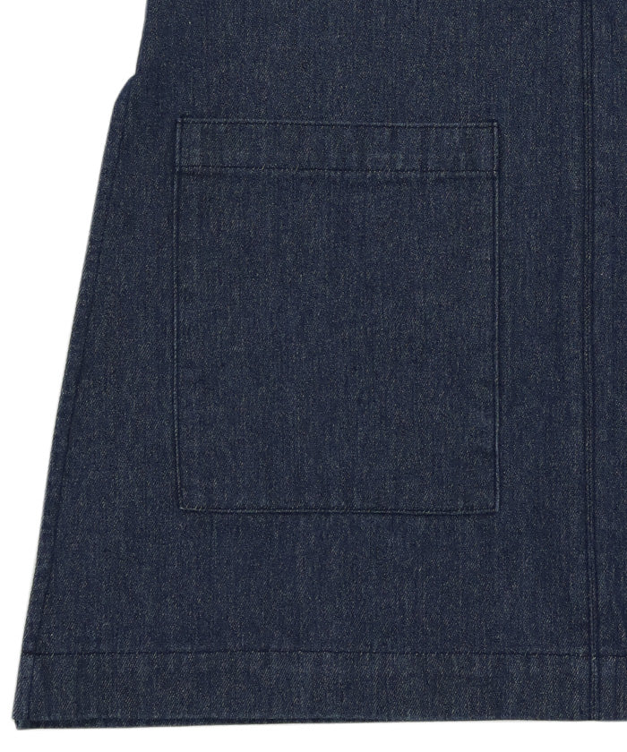 Vネックデニムベスト【SALE】