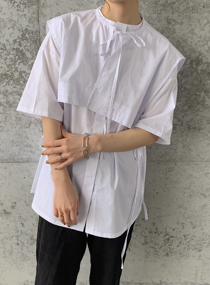 2wayビッグカラーセットシャツ【by SON】【SALE】 – SELECT MOCA