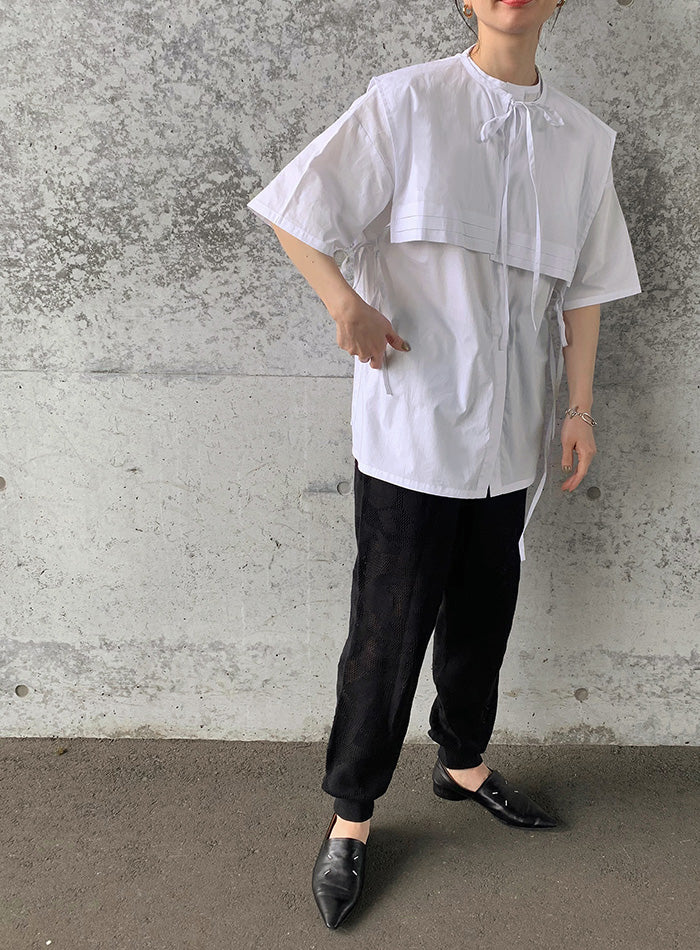 2wayビッグカラーセットシャツ【by SON】【SALE】 – SELECT MOCA