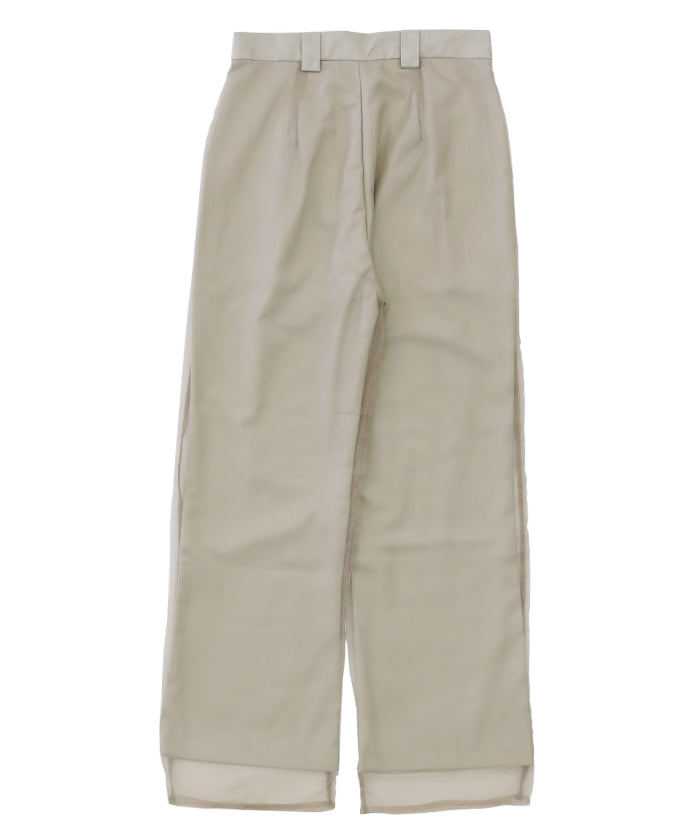 シースルーレイヤードパンツ【SALE】 – SELECT MOCA