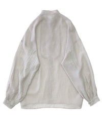 シアーポプリンブザム切替えBigシャツ