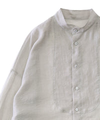 シアーポプリンブザム切替えBigシャツ