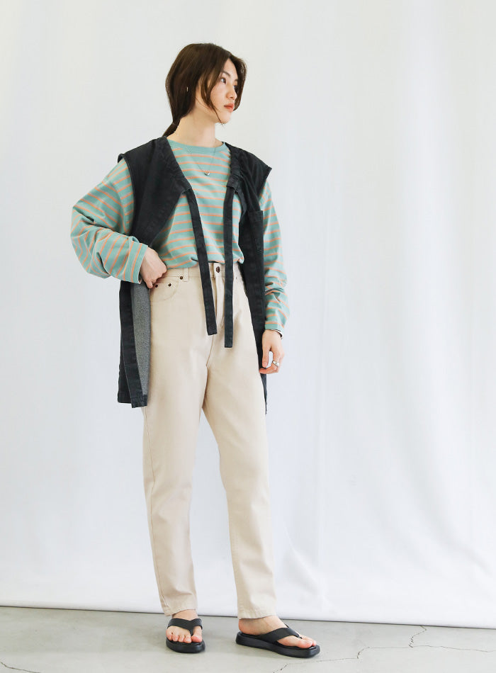 テーパードデニムパンツ【SALE】