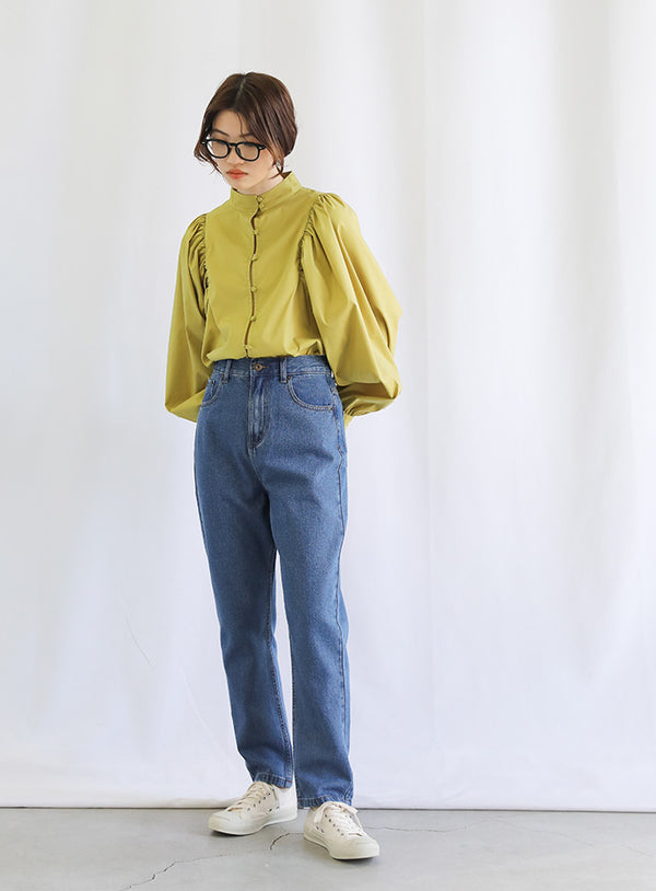 テーパードデニムパンツ【SALE】