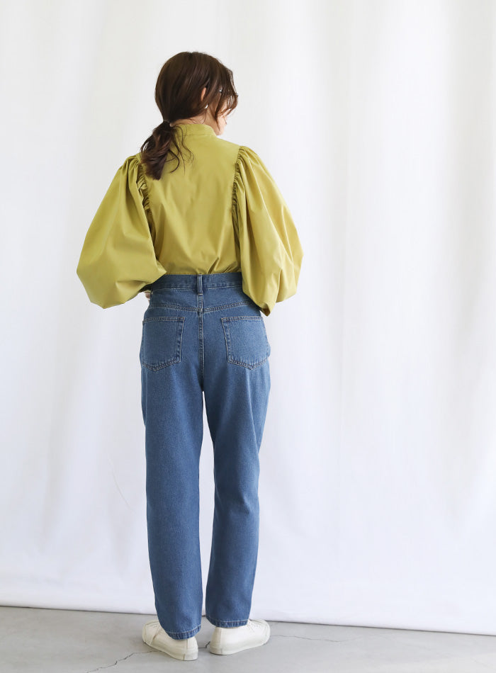 テーパードデニムパンツ【SALE】