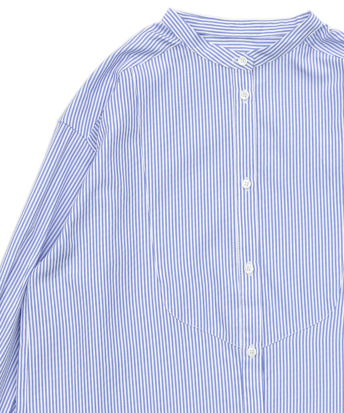 バックスリットストライプシャツ【SALE】
