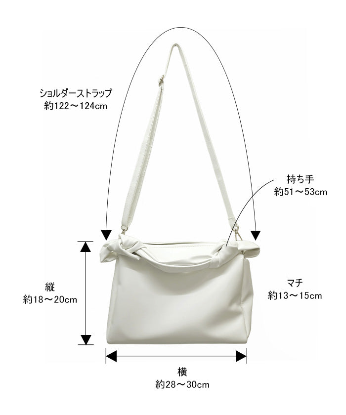 フェイクレザースクエアショルダーバッグ【SALE】