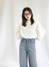 ハイウエストストレートデニム【SALE】