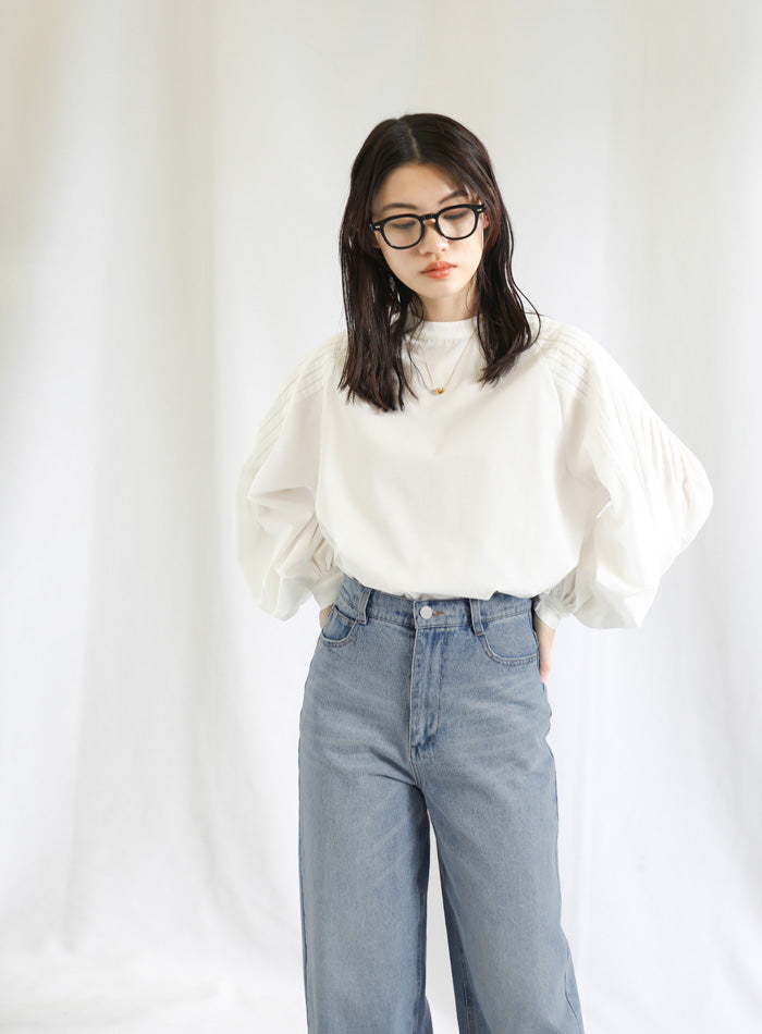 ハイウエストストレートデニム【SALE】