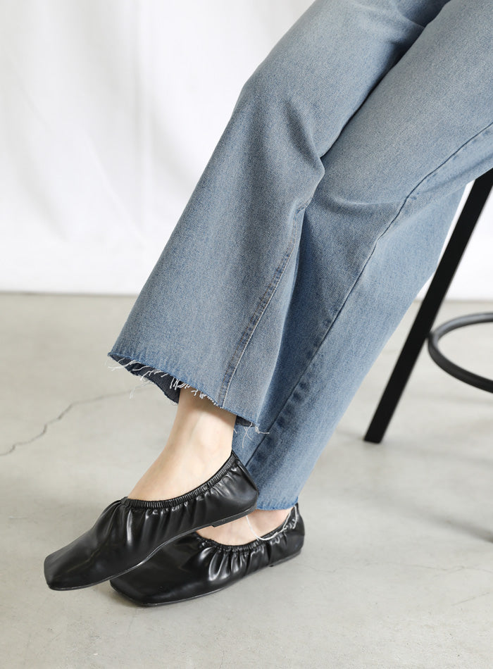 ハイウエストストレートデニム【SALE】