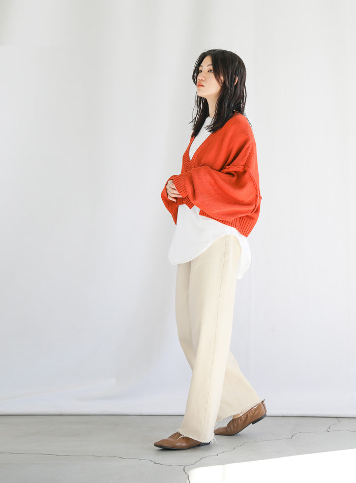 ハイウエストストレートデニム【SALE】