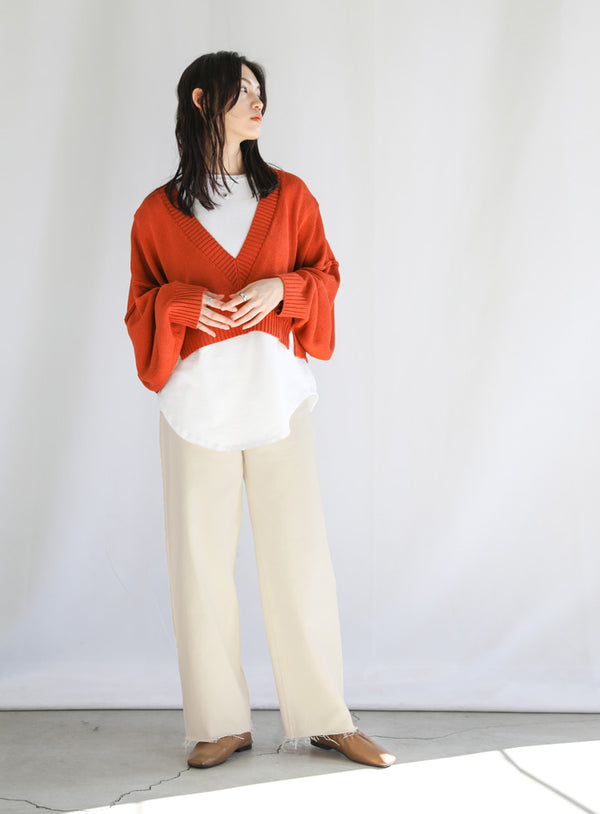 ハイウエストストレートデニム【SALE】