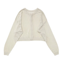 2WAYシアーニットショートカーディガン