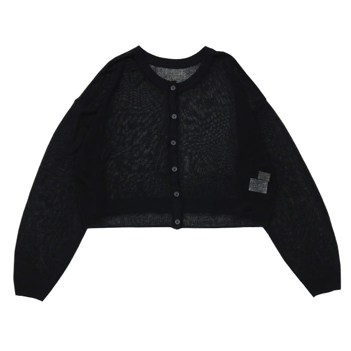 2WAYシアーニットショートカーディガン