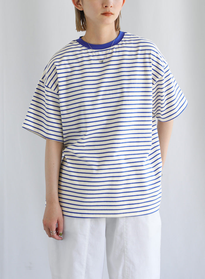 ボーダーオーバーTシャツ【SALE】