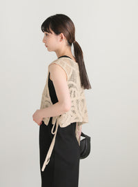 かぎ編みニットビスチェ【SALE】