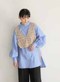 かぎ編みニットビスチェ【SALE】
