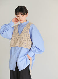 かぎ編みニットビスチェ【SALE】