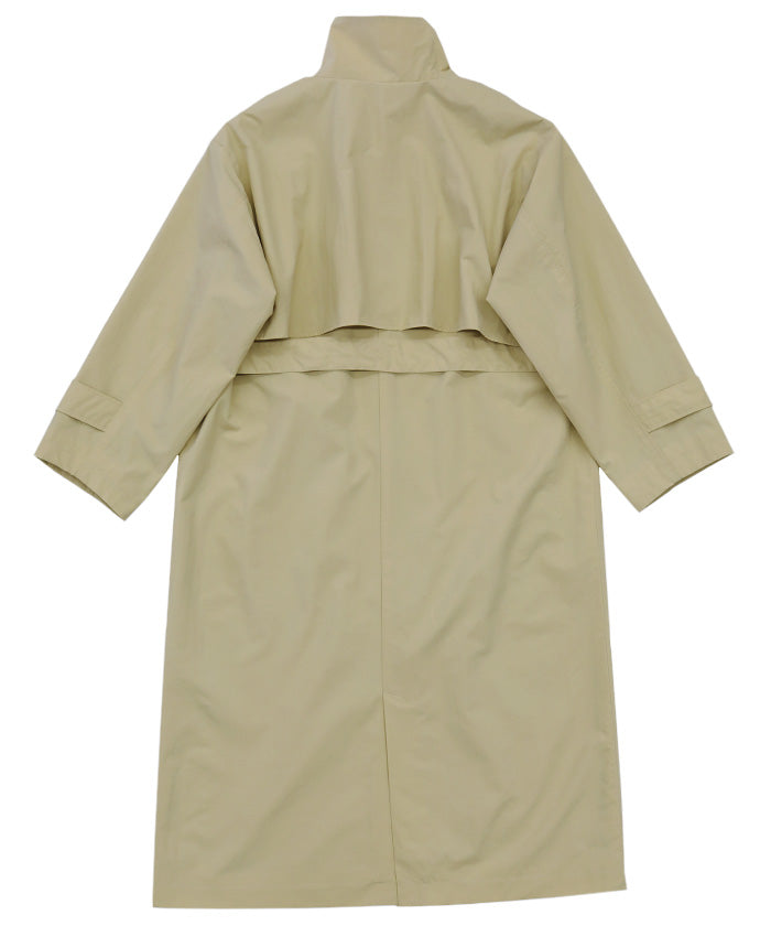 ナイロンワッシャースタンドネックコート