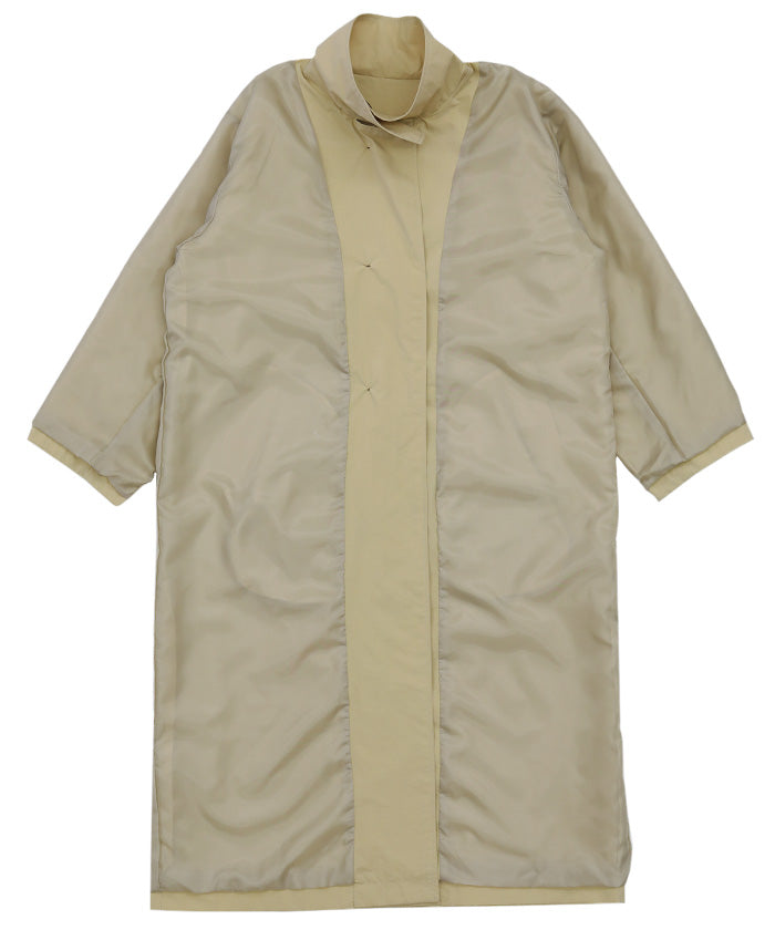 ナイロンワッシャースタンドネックコート