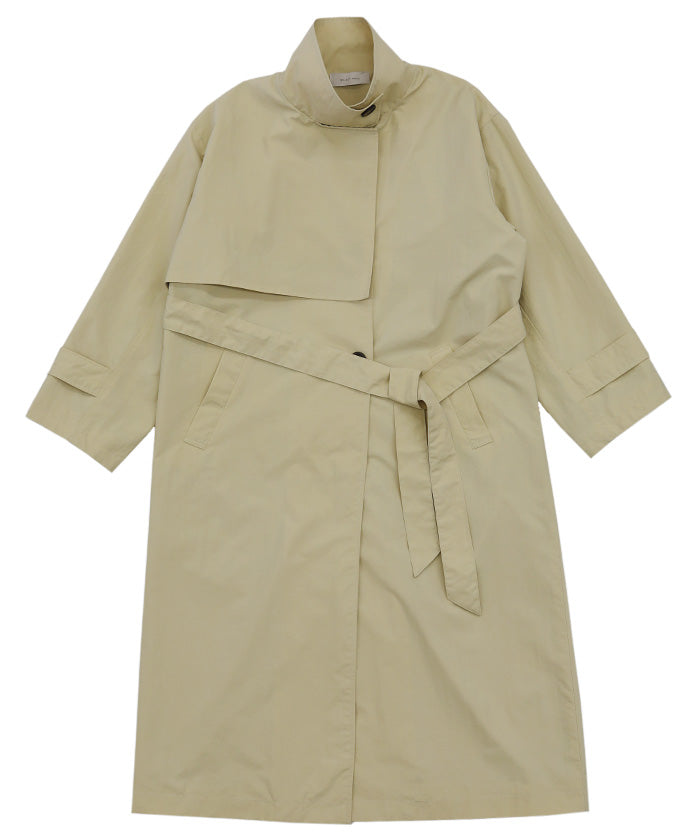 ナイロンワッシャースタンドネックコート