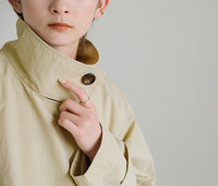 ナイロンワッシャースタンドネックコート