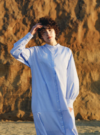 ストライプティアードワンピース