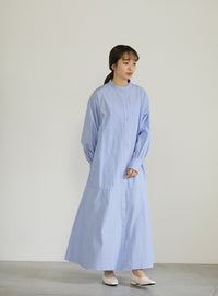 ストライプティアードワンピース