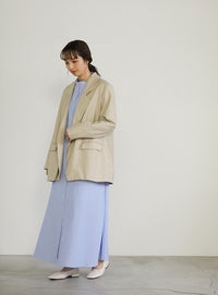 ストライプティアードワンピース