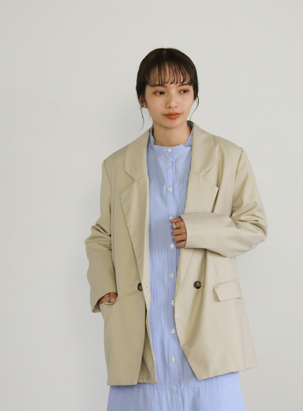 ストライプティアードワンピース【SALE】