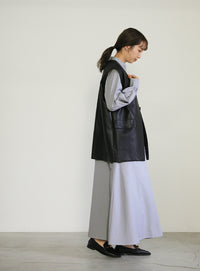 ストライプティアードワンピース