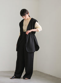 カットキルティングドロストベスト【SALE】