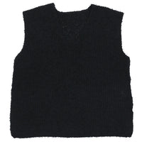Vネックカールヤーンベスト【SALE】