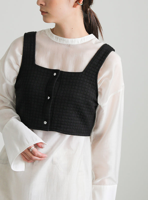 2WAYキルティングショートビスチェ【SALE】