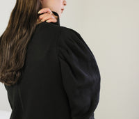 パフスリーブサーマルワンピース