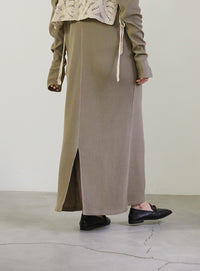 パフスリーブサーマルワンピース