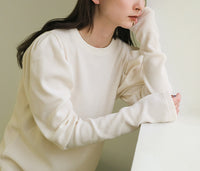 パフスリーブサーマルワンピース