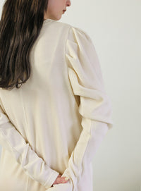 パフスリーブサーマルワンピース