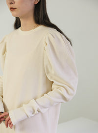 パフスリーブサーマルワンピース