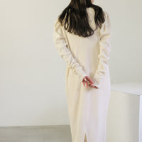 パフスリーブサーマルワンピース