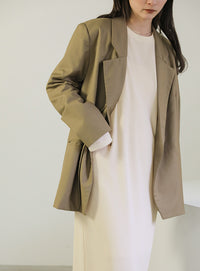 パフスリーブサーマルワンピース