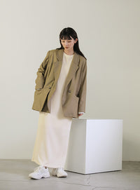 パフスリーブサーマルワンピース