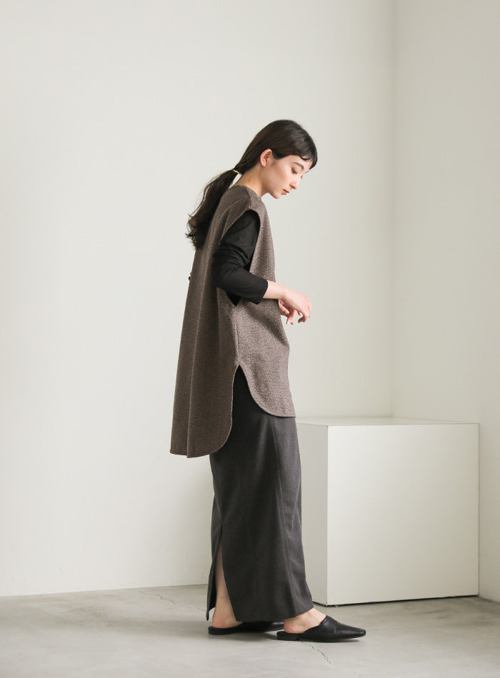 フレンチスリーブキーネックベスト【SALE】