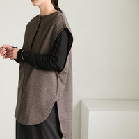 フレンチスリーブキーネックベスト【SALE】