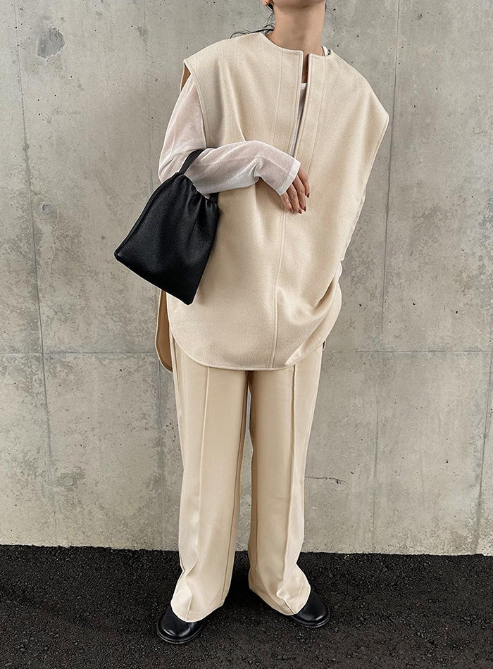 フレンチスリーブキーネックベスト【SALE】