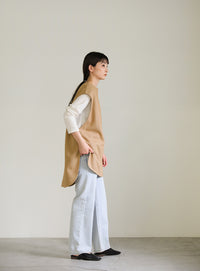 フレンチスリーブキーネックベスト【SALE】
