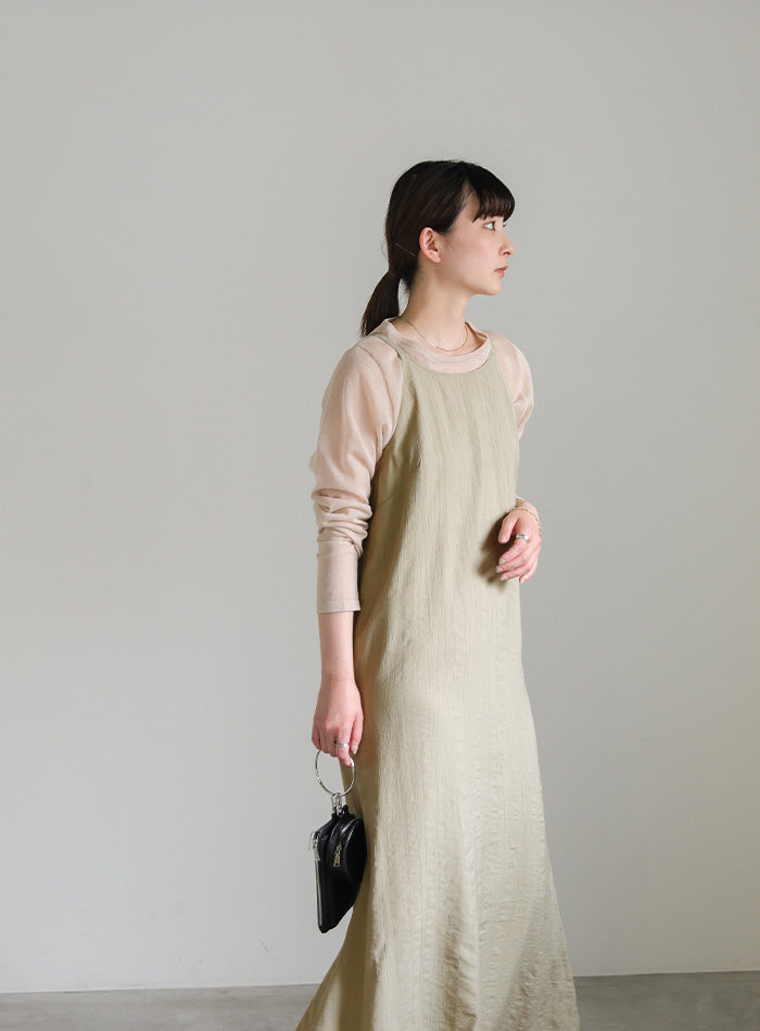 アメリカンスリーブロングキャミワンピース【SALE】