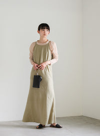 アメリカンスリーブロングキャミワンピース【SALE】