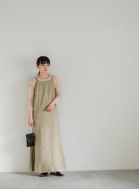 アメリカンスリーブロングキャミワンピース【SALE】